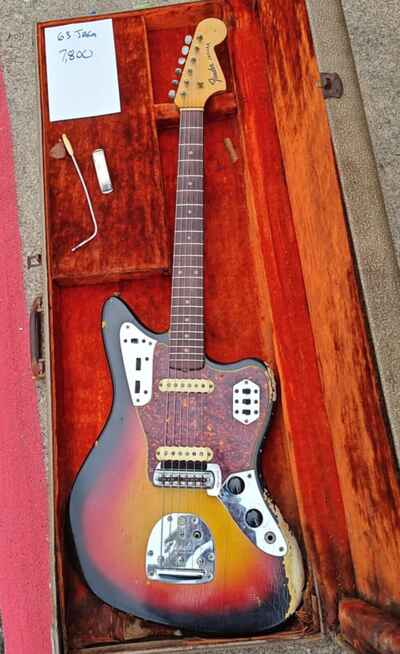 1963 Fender Jaguar Guitar with Case