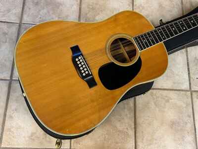 1970 CF Martin D12-35 D-35 12 String Acoustic Guitar w case