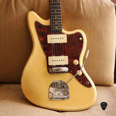 1961 Fender Jazzmaster See Thru Blonde Slab Board