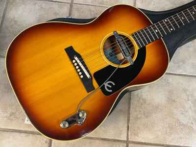 1965 Epiphone Cortez FT45 Acoustic Guitar Sunburst w Gibson case