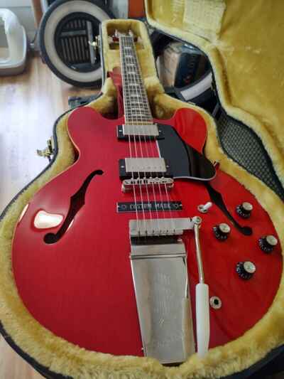 Used 2022 Epiphone Joe Bonamassa 1962 ES-335 Sixties Cherry Semi hollow Guitar