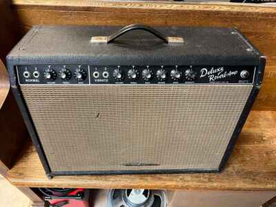 1965 Vintage Fender Deluxe Reverb Combo Amp