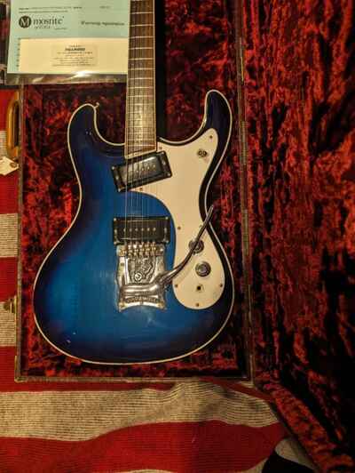 Mosrite Fillmore USA Blueburst AMERICAN STANDARD MARK I AS 1964-Vibramute