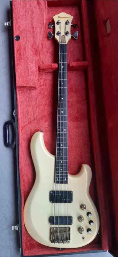 Iconic Ibanez Bass MC 924 Pearl White 1981 - First period production WAOW