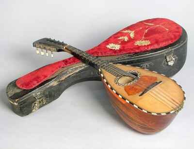 Vintage  /  Antique Bowlback Mandolin, 1906 Cesolari Italian Neapolitan Project