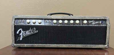 VTG 1961 Fender Bandmaster Blonde Tube Guitar Amp Head SERVICED FREE SHIPPING