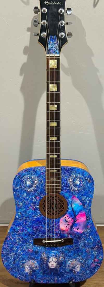 Epiphone 1970s one-of-a-kind art guitar, plays and sounds great.