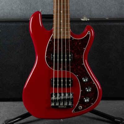 Gibson EB-5 Bass - 5 String - Refin Cardinal Red - Hard Case - 2nd Hand