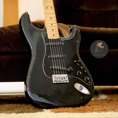 1979 Fender Stratocaster Hardtail - Black - Maple Neck. NOHSC.