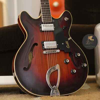 Vintage 1972 Guild Starfire IV Electric Guitar - Sunburst Refin