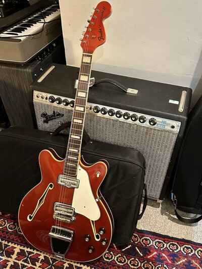 1967 Fender Coronado II in Candy Apple Red Metallic - 100% Original