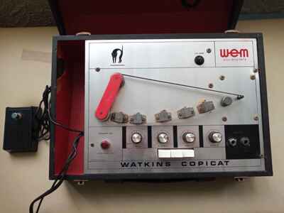 WEM Watkins Copicat MKIV Tape Echo Unit Effects with Footswitch