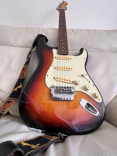 A lovely Fender Stratocaster made in Japan in the early 1980S - Rare Bridge.