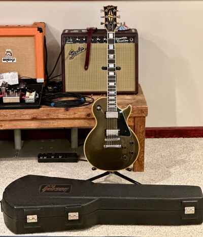 1985 Gibson Les Paul Custom Charcoal Metallic. One owner.