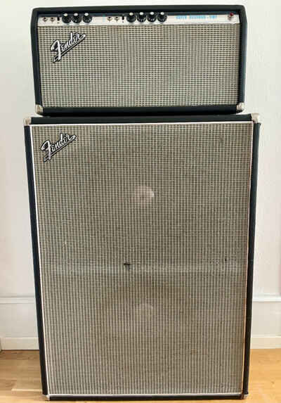 Fender Super Bassman Amp Silverface 1969 + Original 2x 15" Box
