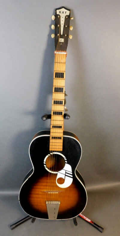 Old Kraftsman KAY Acoustic Guitar 1960