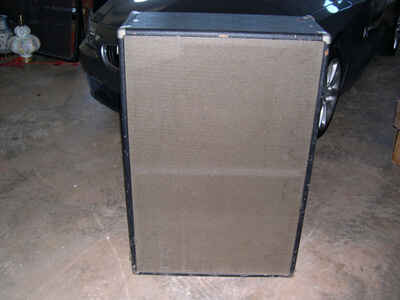 KILLER VINTAGE FENDER BASS GUITAR SPEAKER CABINET DUAL MATCHING Jensen SPEAKERS