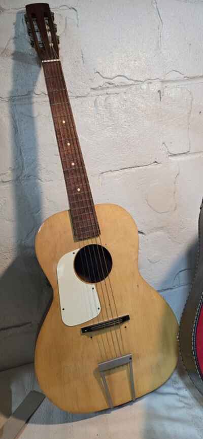 Vintage Framus left hand Sport Parlor Guitar Natural Finish Antique