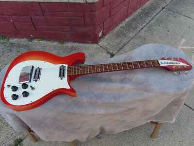 RICKENBACKER 1960 MODEL 450 FIREGLO  CLEAN  ORIGINAL RARE! CRESTING WAVE