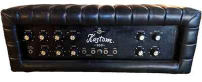 Kustom K200B-2 100W Amplifier Black Tuck and Roll (Untested)