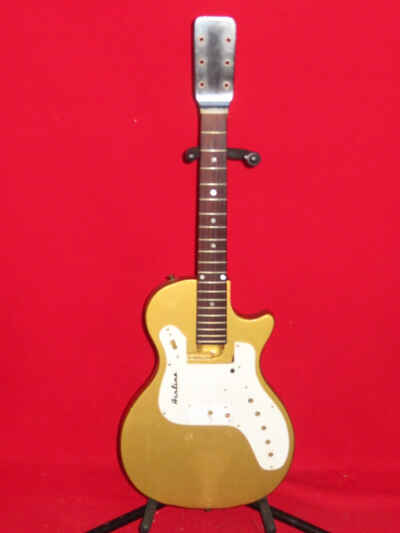 Airline 1964 Gold 7214 Model Amp In Case Guitar Body & Neck Valco