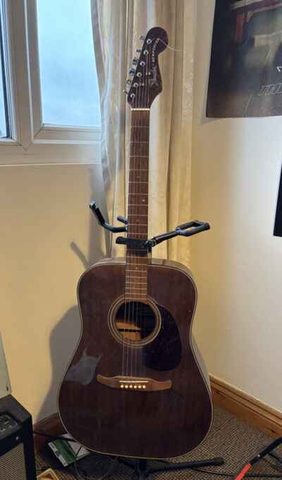 1980s Fender Newporter Acoustic Guitar | Korean Vintage Acoustic Guitar