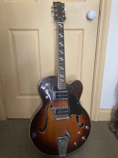 Vintage Guyatone Archtop Guitar - 1972 Roy Orbison Replica