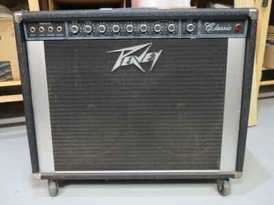 Vintage PEAVEY MODEL 212 CLASSIC Guitar Tube Amplifier  with Castors