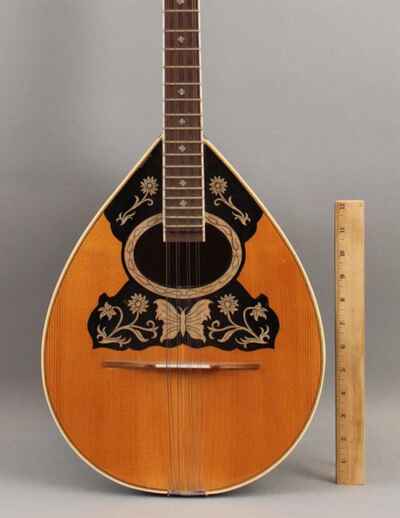 Vintage Greek, Long Neck Bouzouki Melon Back 6-String Mandolin, VGC NO RESERVE