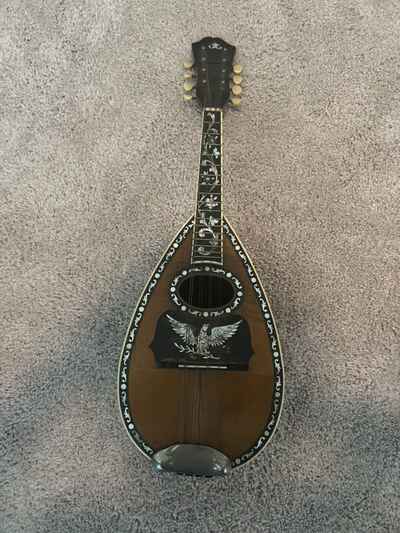 1896 Antique Bowl Back Mandolin