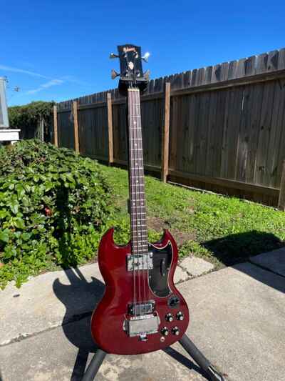 1968 Vintage Gibson EB3 Electric SG Bass Guitar Perfect Player & 98% Original