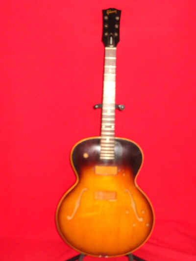 Gibson 1961 Sunburst ES 125 Dual Pickup Thinline Hollow Body & Neck