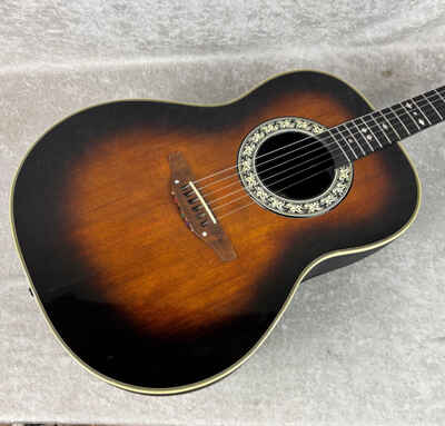 Vintage 1976 USA Ovation Model 1112-1 acoustic guitar with hardshell case