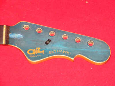 G&L 1984 USA Ebony Skyhawk Neck w /  Blue Headstock