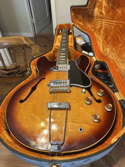 1966 Gibson ES-330 TD Vintage Hollowbody Guitar Sunburst, Near-Mint w /  Case