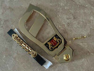 Hagstrom Viking II 67 guitar bridge gold tailpiece