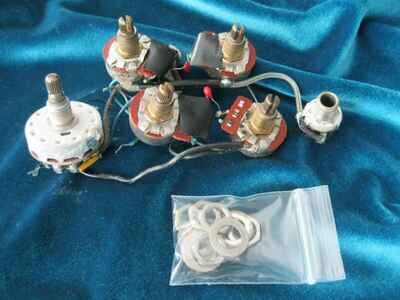 1976 GIBSON EB-3 BASS Wiring Harness pots choke jack and rotary switch