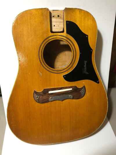 Vintage Framus Texan Acoustic Guitar Body 1970 Complete