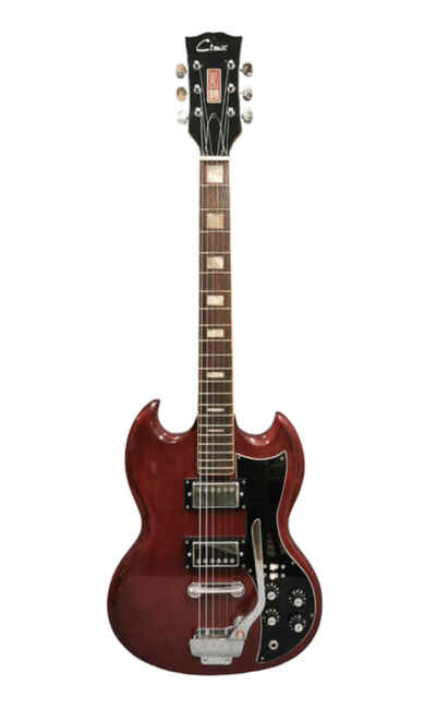 CIMAR  /  IBANEZ Vintage 1970 Japan Pre Lawsuit SG Style Copy E-Gitarre Guitar
