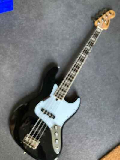 1970s Columbus Crest bass guitar in black