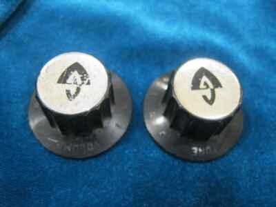 Two Vintage 60s 70s 1-9 GUILD Knobs for Bluesbird Starfire S-100 M-75 M-85