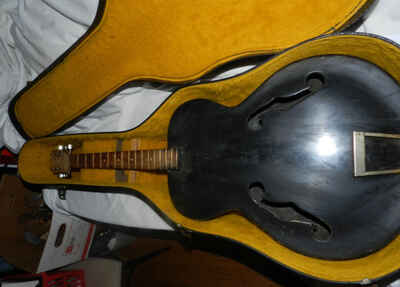 Unknown  Archtop Acoustic Guitar *For Repair* & Case