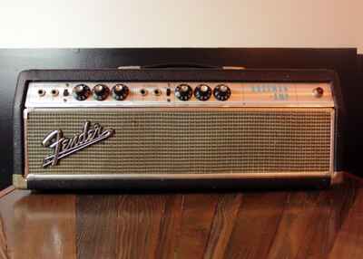 Fender 1967 Bassman Amp Head SILVERFACE 50W Bass Amplifier. Drip Edge