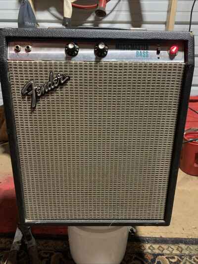 Fender Musicmaster Bass 2-Channel 12-Watt 1x12" Bass Combo 1970-1980 WORKS