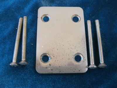 1970s Gibson Neck plate with Bolts for Marauder or S-1 Guitar #2