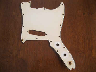 Vintage 1960s Fender BRONCO Guitar PICKGUARD Original Vintage Chipped + Warped