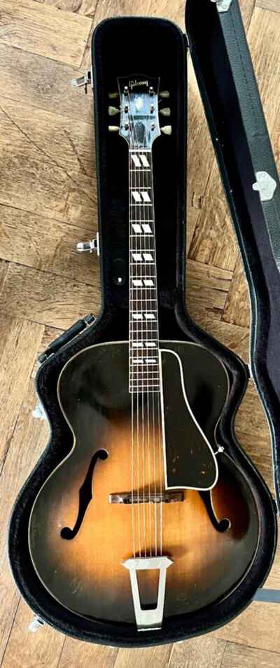 Guitare archtop Gibson L7 1952 sunburst