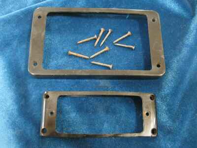 1970s Gibson EB-3 BASS Pickup Mounting Rings + Screws ORIGINAL Surrounds