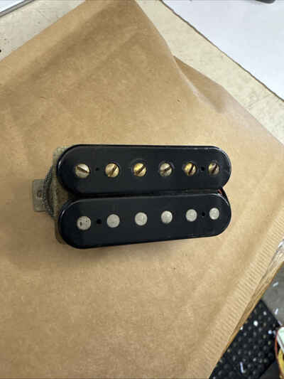 1970s 1974 Greco Maxon X Humbucker Guitar Pickup Japan 7 66K Ohm 24X20 Ink stamp