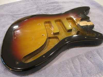 Vintage 60s or 70s VOX SPITFIRE or Hurricane Guitar BODY Sunburst